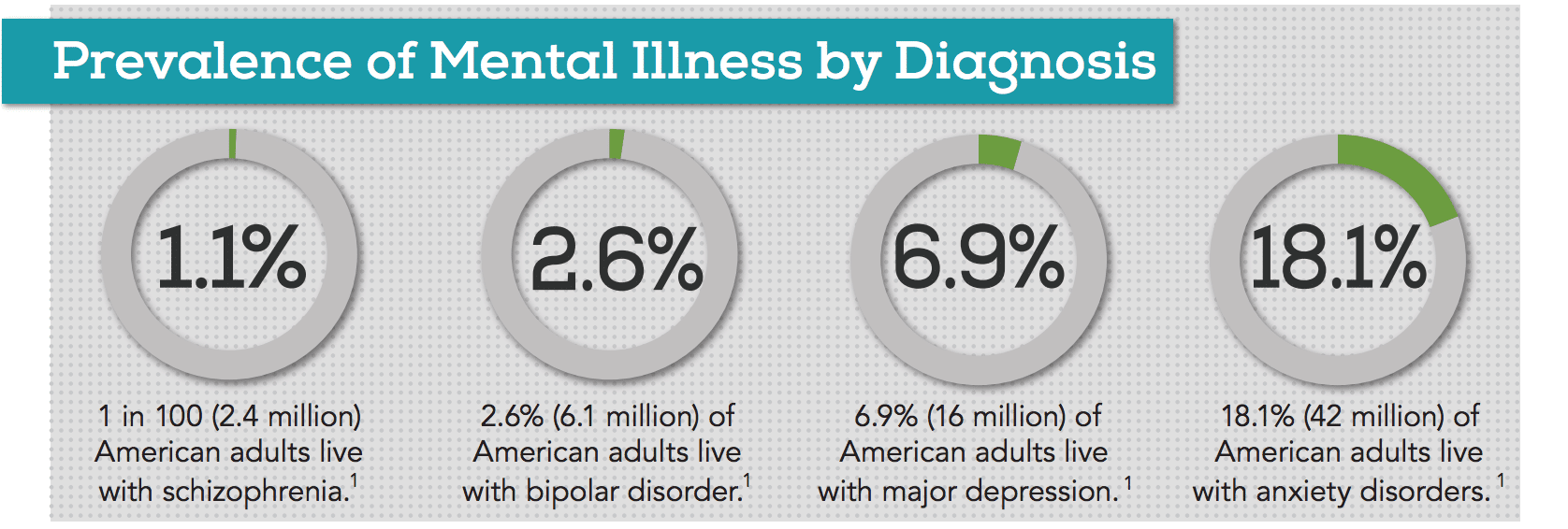 NAMI Mental Illness by Diagnosis